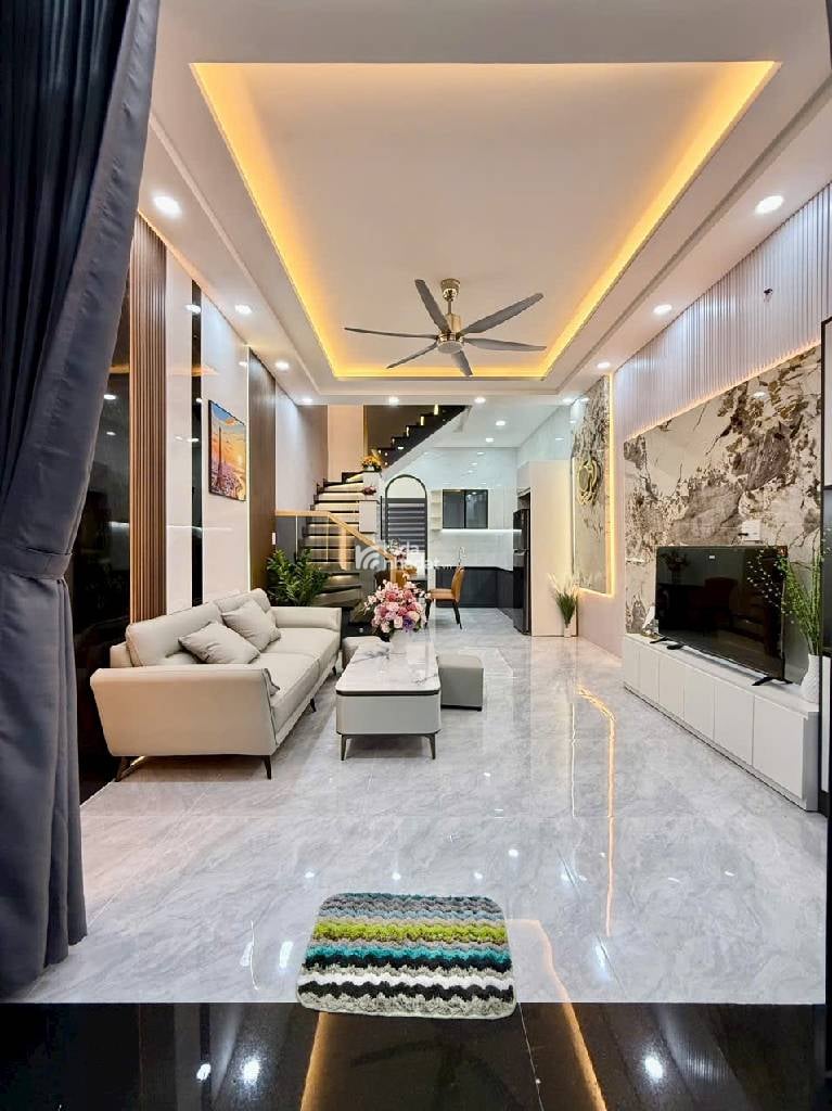 gò vấp hẻm xe hơi, 3pn, 56m2, taeng nội thất ở ngay