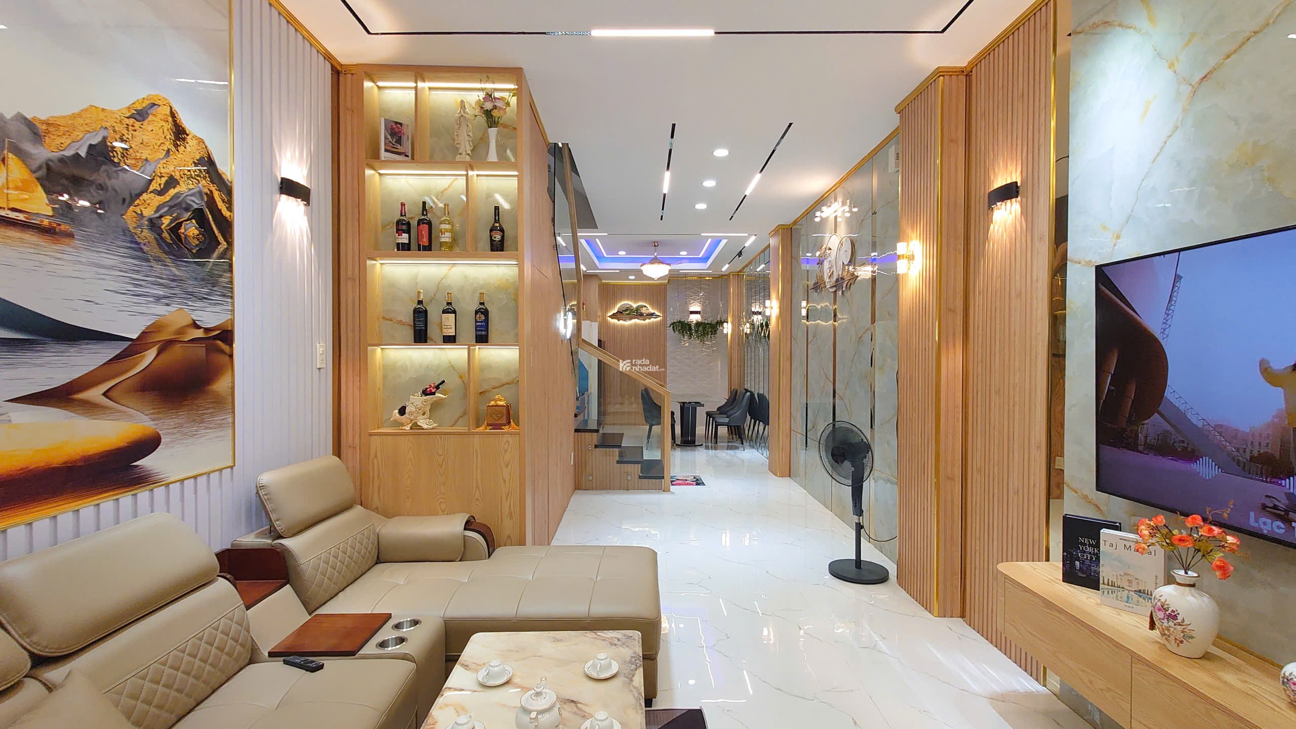 Nhà Thật - Nhà Đẹp Mới Xây 4 Tầng - Full Nội Thất - 4PN 5WC - 56m2 Cách Mặt Tiền Hoàng Văn Thụ 10M