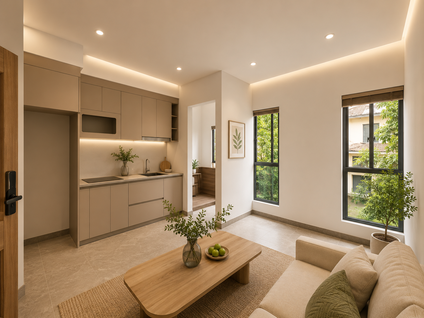 CĂN HỘ 1N1K-2N2WC MỚI FULL NỘI THẤT OTO ĐỖ CỬA HOÀNG QUỐC VIỆT, CẦU GIẤY, TÂY HỒ, BA ĐÌNH