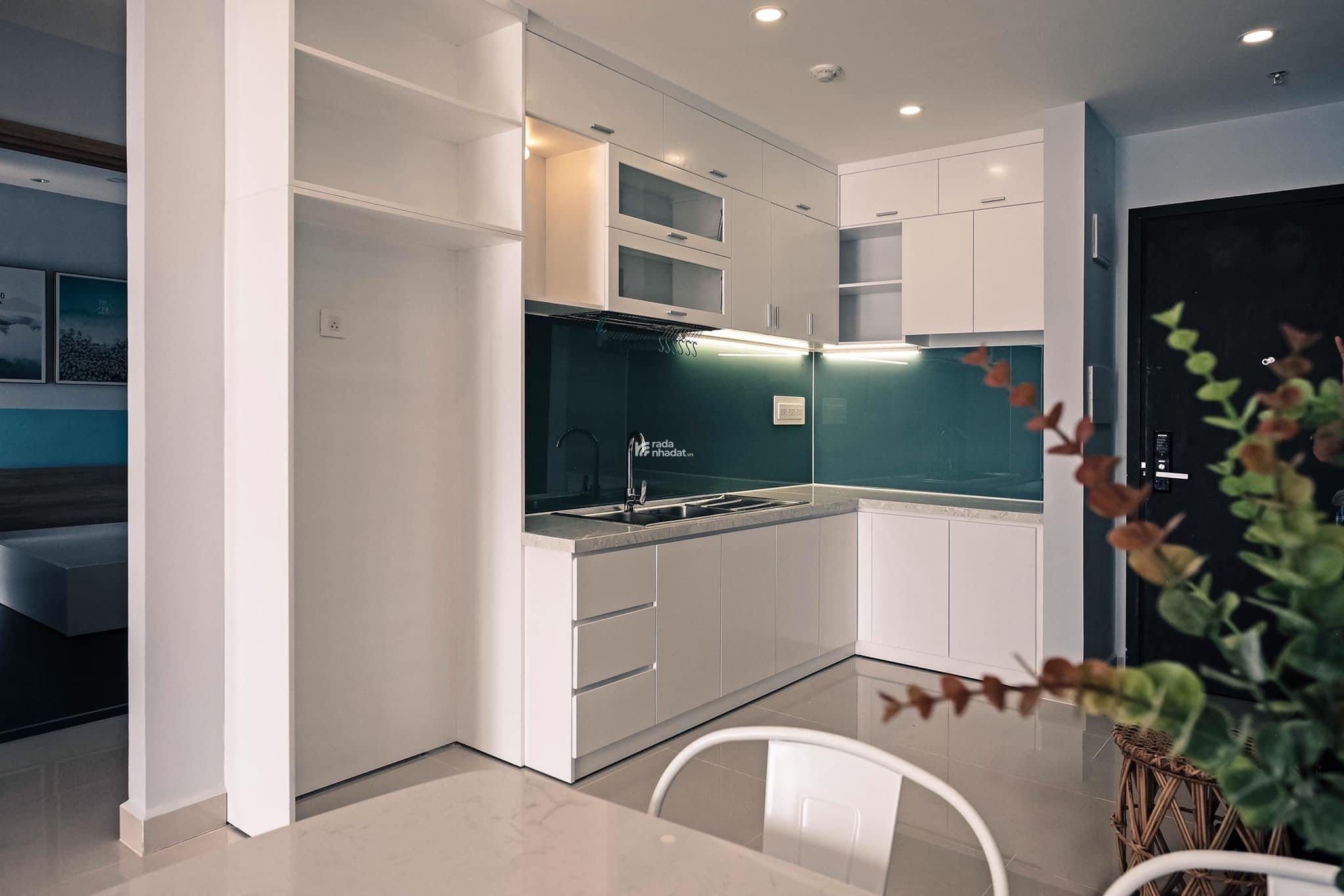 Cho thuê căn hộ 2 ngủ diện tích 80m2 chung cư Ba Hàng Lĩnh Nam full đồ