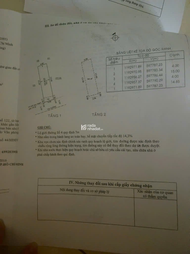 Khu vip phân lô bàu cát - 4*15-10,5 tỷ còn tll