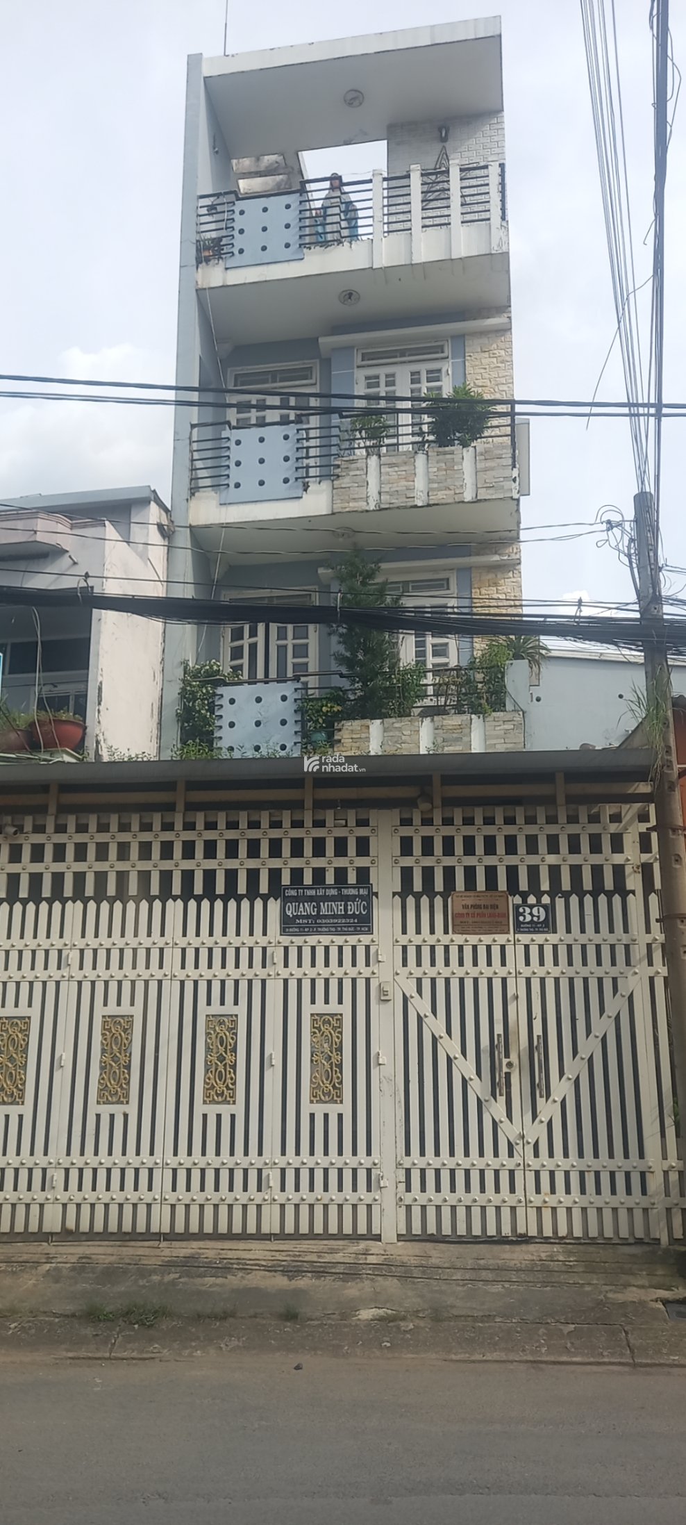  MẶT TIỀN ĐƯỜNG SỐ 11 – TRƯỜNG THỌ, THỦ ĐỨC   4 TẦNG  ĐƯỞNG THÔNG_SHR_ KINH DOANH ĐA NGÀNH NGHỀ