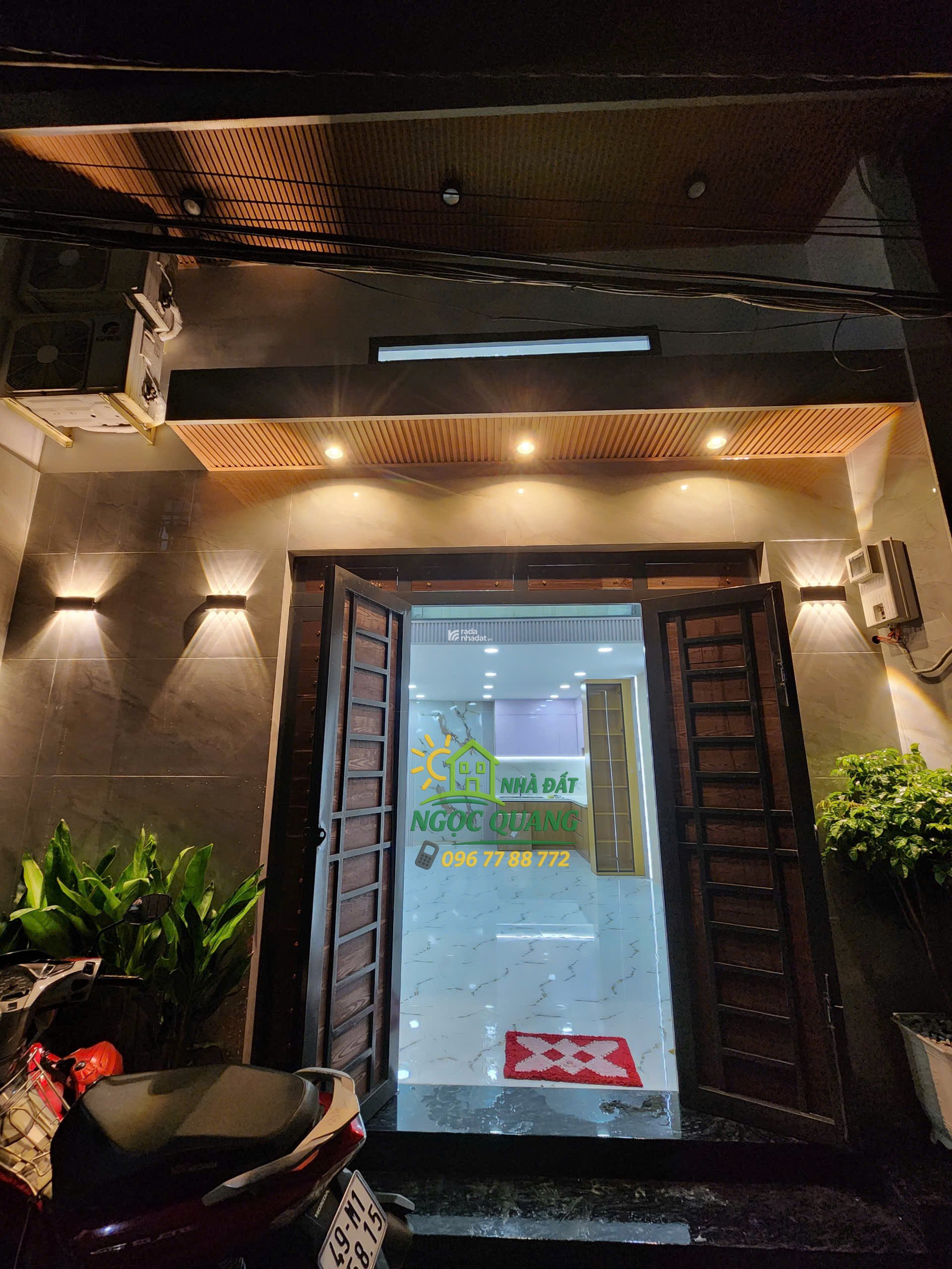 BÁN NHÀ MỚI ĐƯỜNG TRUNG MỸ TÂY 13, 5x8m, 1 LỬNG