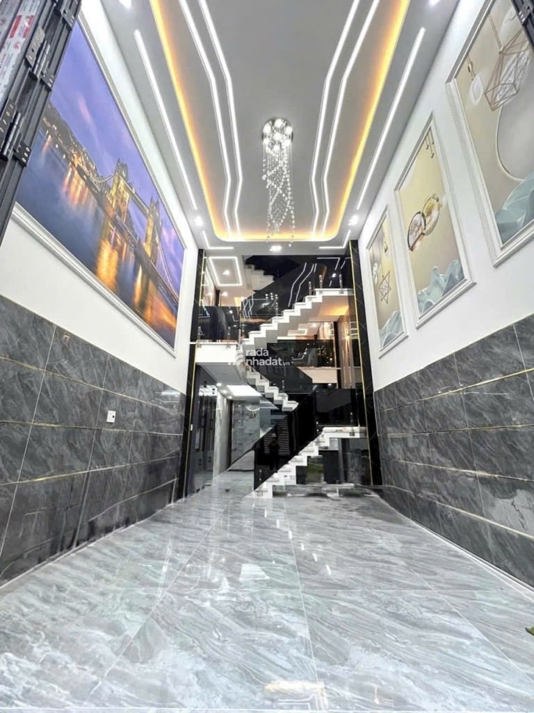 NHÀ ĐẸP, ĐƯỜNG SỐ 8 BÌNH HƯNG HÒA B BÌNH TÂN- FULL NỘI THẤT-DT: 50M2-5 TẦNG- 6 TỶ 2