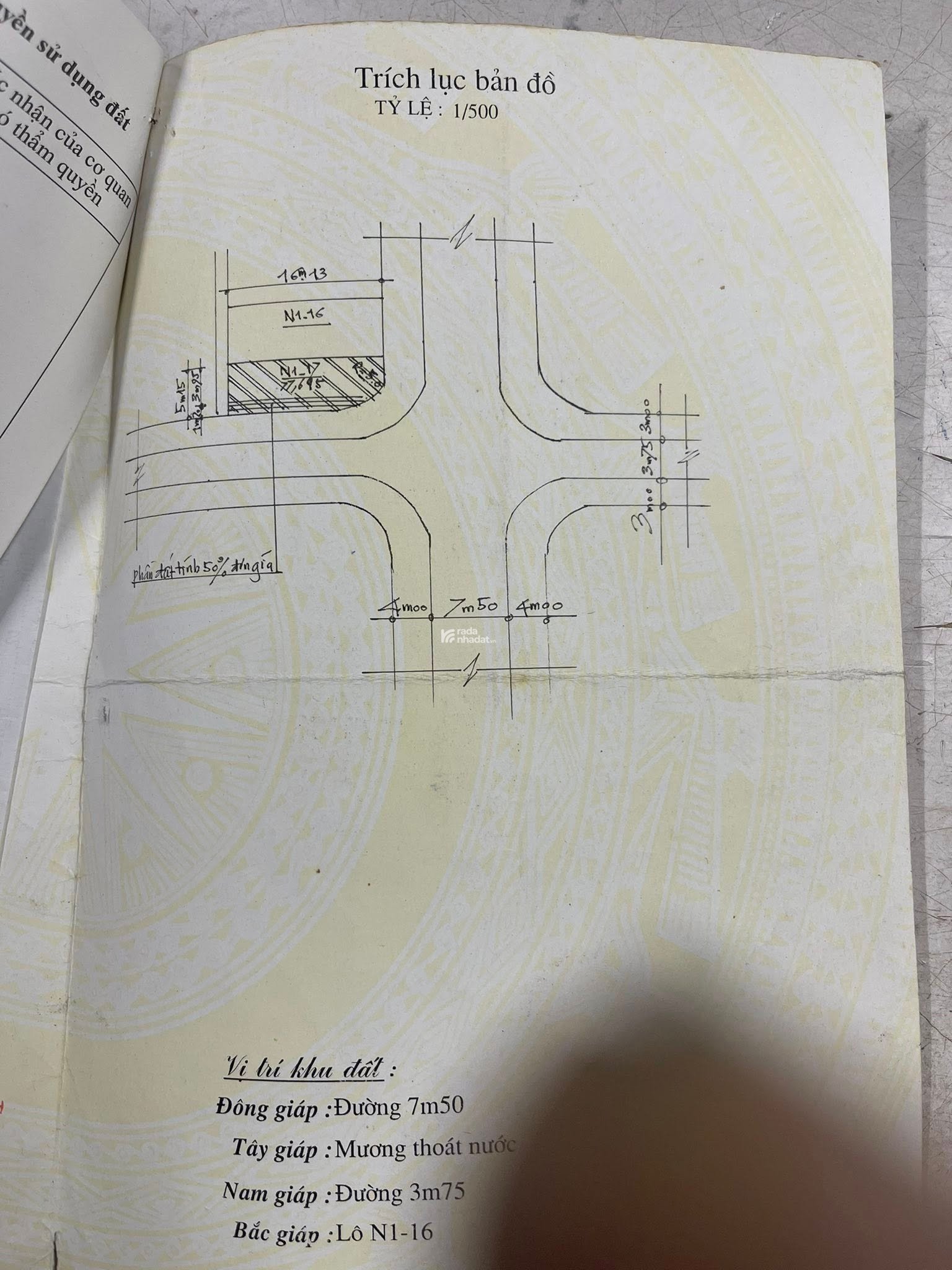 Chính chủ bán gấp lô đất 2 mặt tiền đường Lê Chân 78m2, Đường 7m5, Sơn Trà, Đà Nẵng