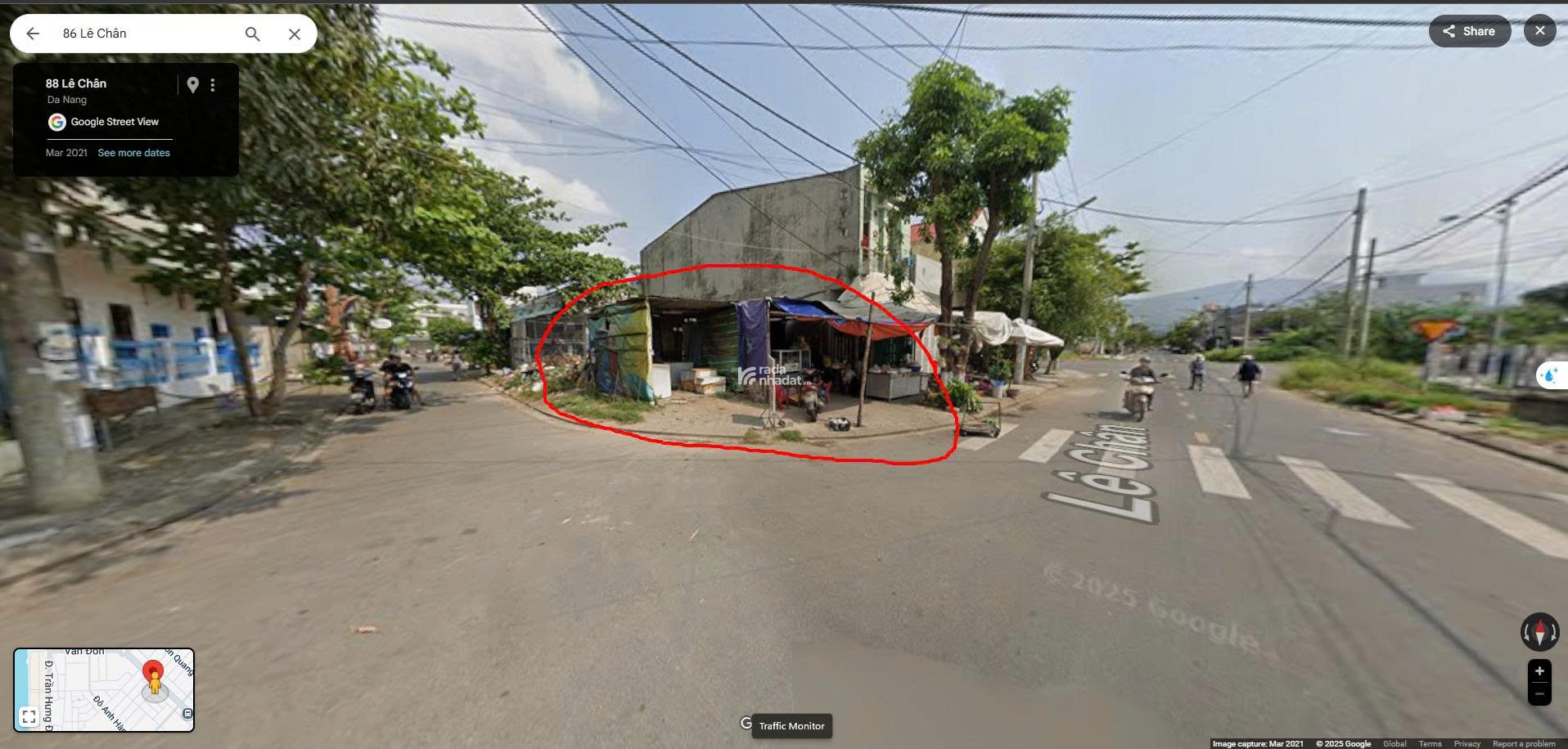 Chính chủ bán gấp lô đất 2 mặt tiền đường Lê Chân 78m2, Đường 7m5, Sơn Trà, Đà Nẵng