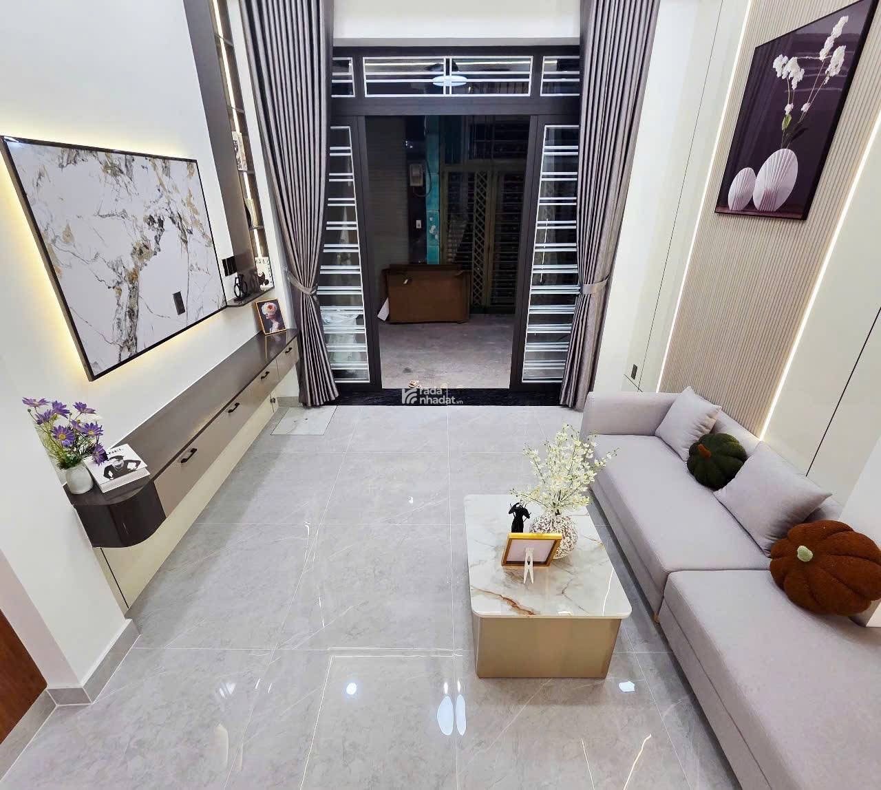 NHÀ 2 TẦNG HẺM XE HƠI 5M PHAN HUY ÍCH P15 - FULL NỘI THẤT - 4.95 TỶ TL