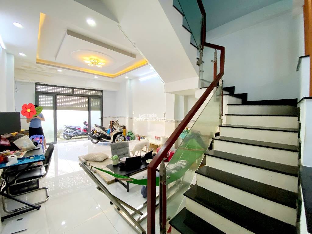 HƠN 4 TỎI - 46M2 - SÁT MẶT TIỀN ĐƯỜNG - NGANG 4 DÀI 12 - 2 TẦNG - 2PN,2WC - TRẦN THỊ TRỌNG