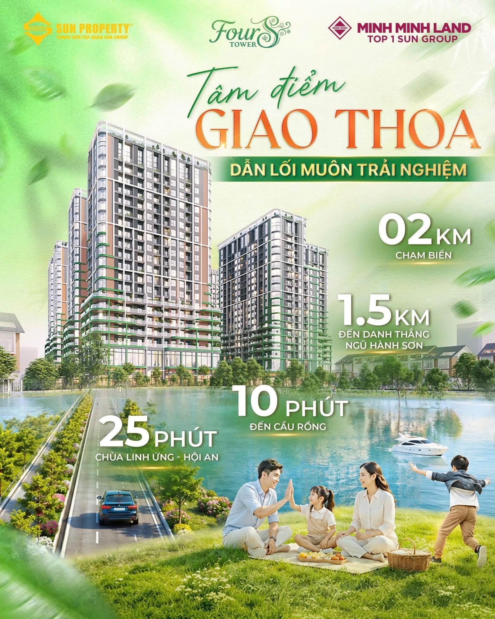 Four S Tower booking tòa F2 Đón đầu cực tăng trưởng mới phía Nam Đà Nẵng