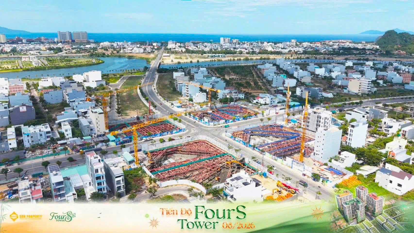 F2 - MAI,Tòa giáp sông đẹp bậc nhất Four S Tower Nơi đáng sống cho gia đình