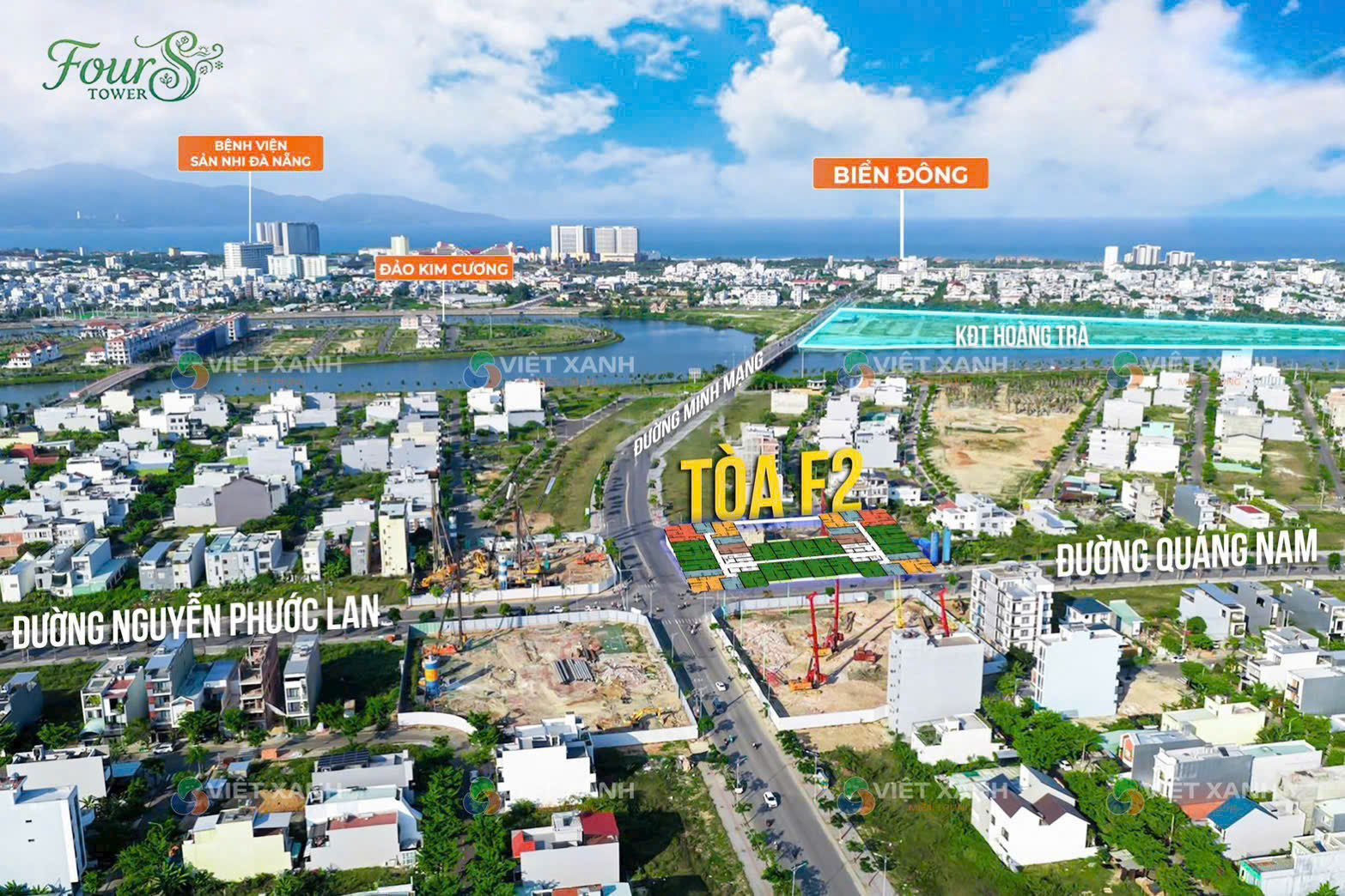 F2 - MAI,Tòa giáp sông đẹp bậc nhất Four S Tower Nơi đáng sống cho gia đình