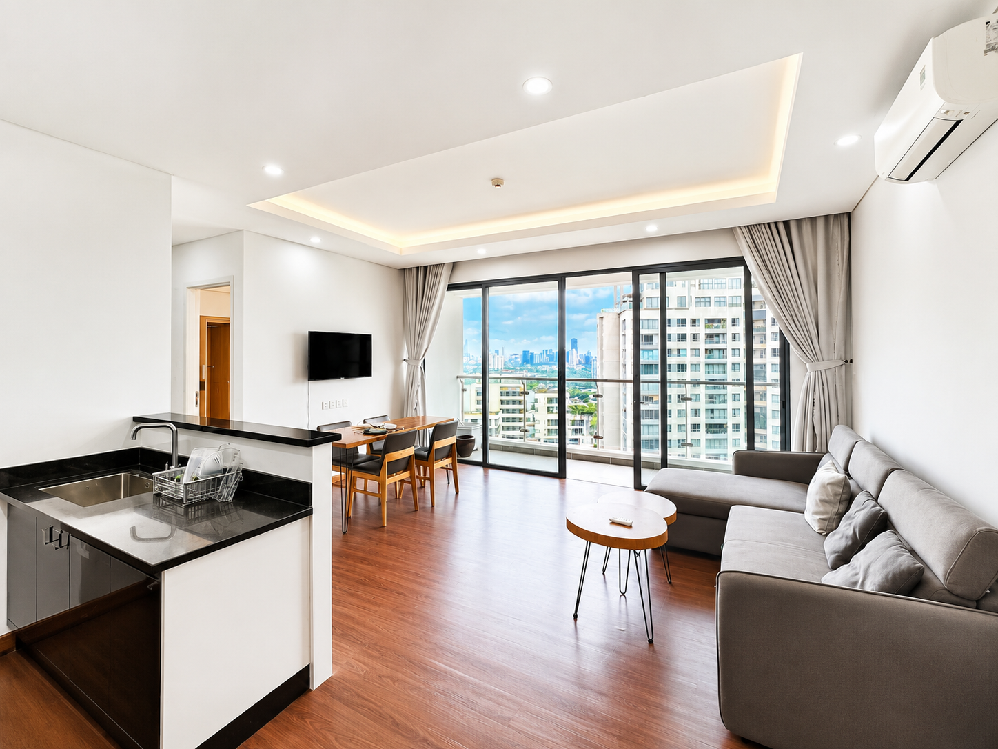 Cho thuê 25 triệu/tháng căn 2PN Đảo Kim Cương Quận 2, Full NT