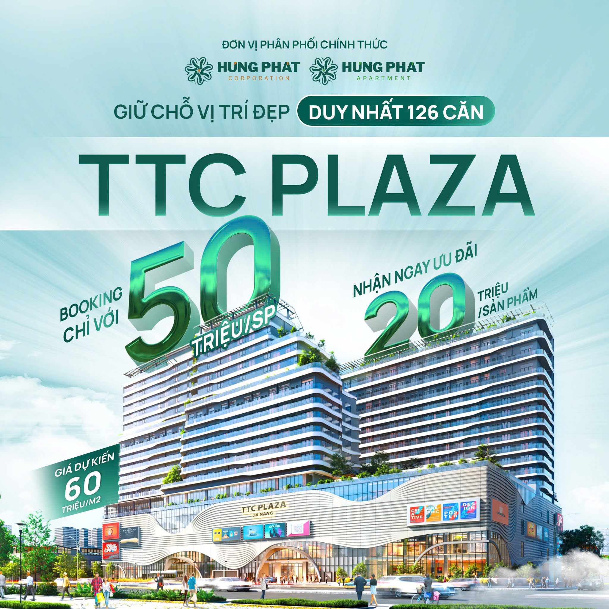 Chỉ từ 2,6 tỷ sở hữu căn hộ TTC Plaza trên Aeon Mall đã sẵn sàng cho thuê, tiềm năng khách quốc tế