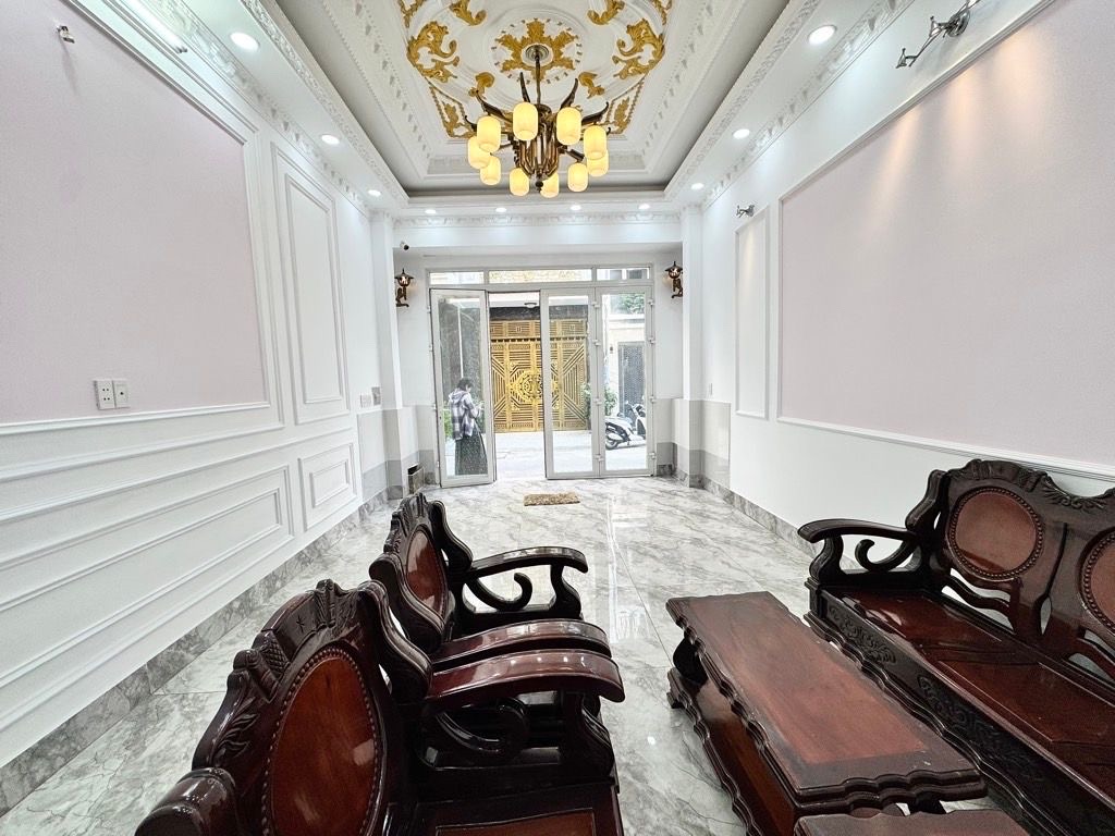 HIẾM 4TẦNG BTCT - KHU PHÂN LÔ ĐỒNG BỘ - 4PN - HẺM NHỰA 6M Ô TÔ THÔNG - 4X14 