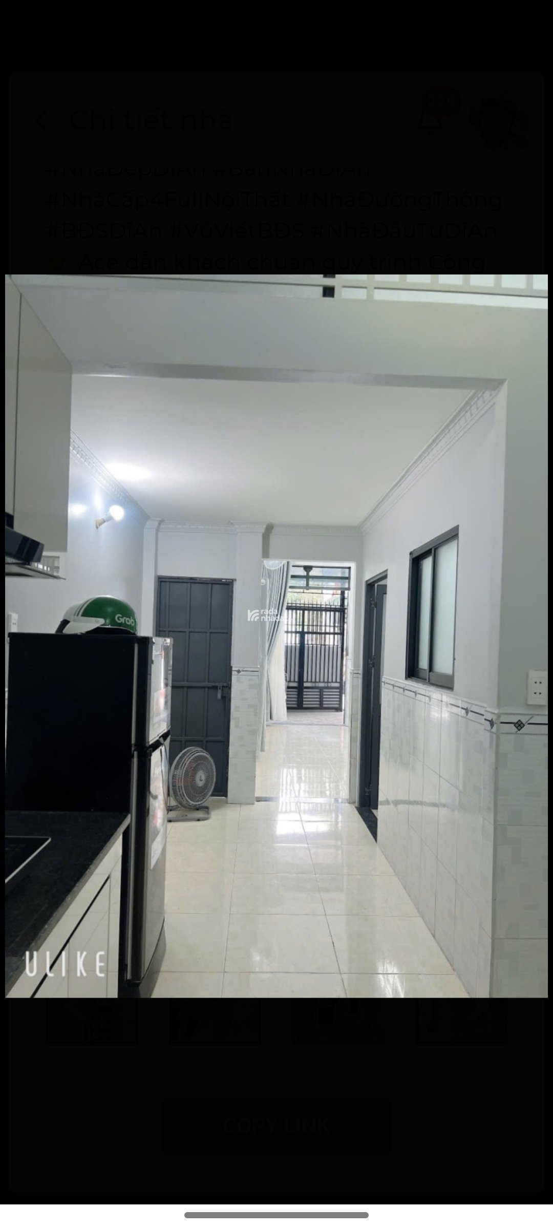 TÂN ĐÔNG HIỆP – NHÀ 62M2 SỔ RIÊNG – XE HƠI TỚI CỬA – FULL NỘI THẤT – GIÁ HƠN 2 TỶ