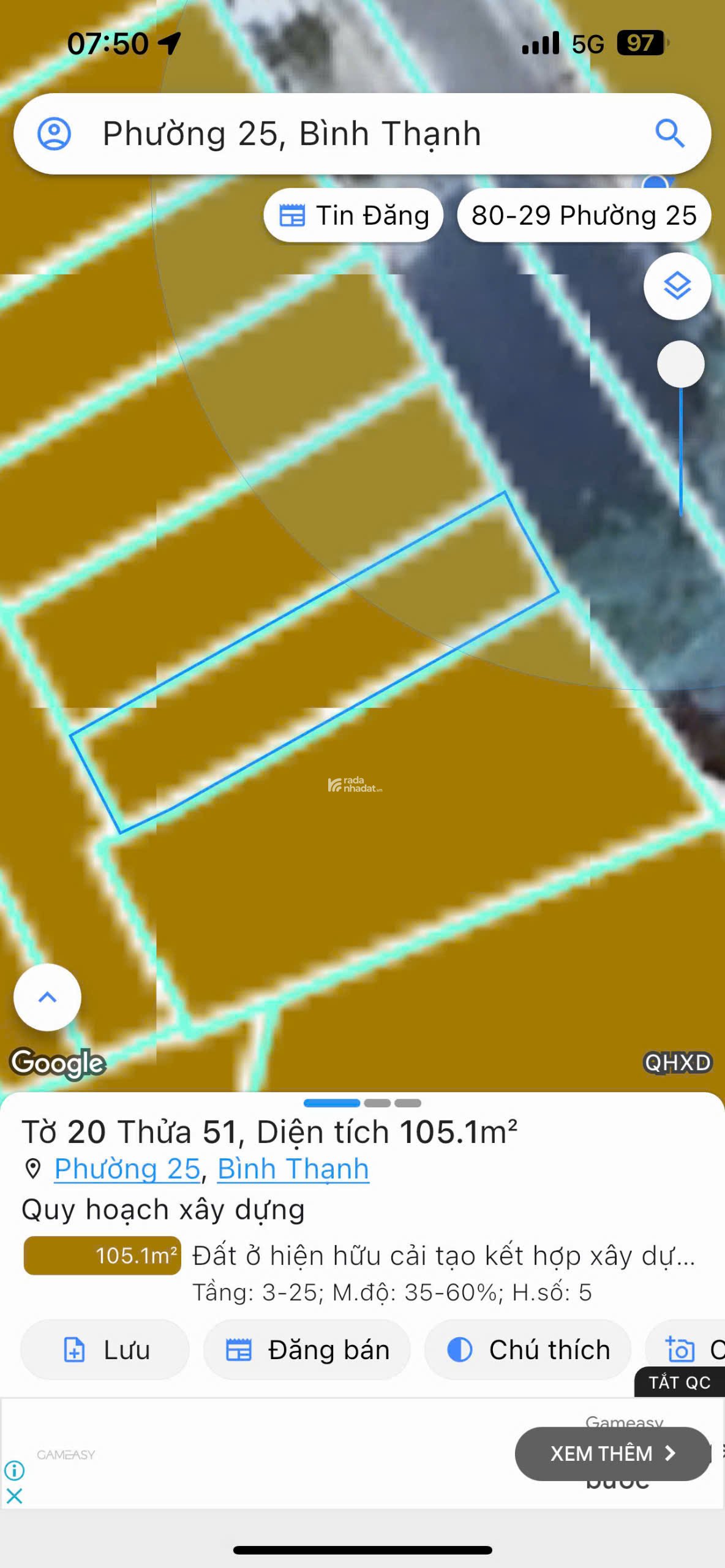 HOT: BÁN NHÀ 758/ XÔ VIẾT NGHỆ TĨNH, P.25 Q.BÌNH THẠNH