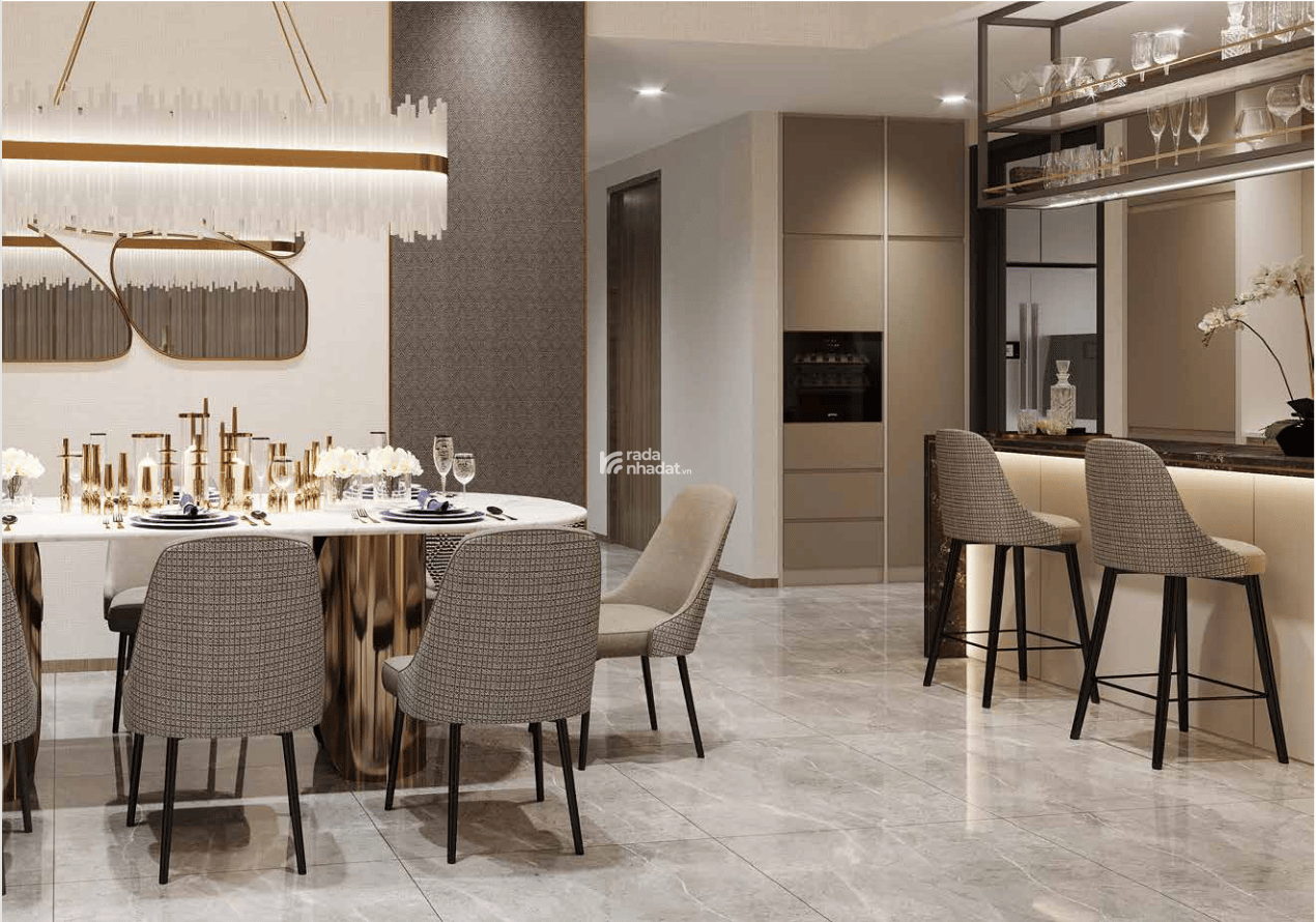 Bán căn hộ hạng sang 4 phòng ngủ The Opusk Thủ Thiêm, View sông đẳng cấp, 249m2, 103 tỷ