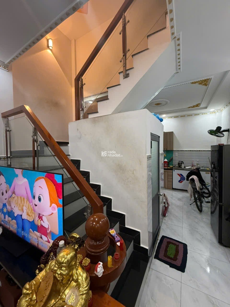 BÁN NHÀ MẶT TIỀN GẦN LÊ VĂN QUỚI - 40M2 - 3 TẦNG BTCT - HẺM XE HƠI - GIÁ 4 TỶ 3 TL