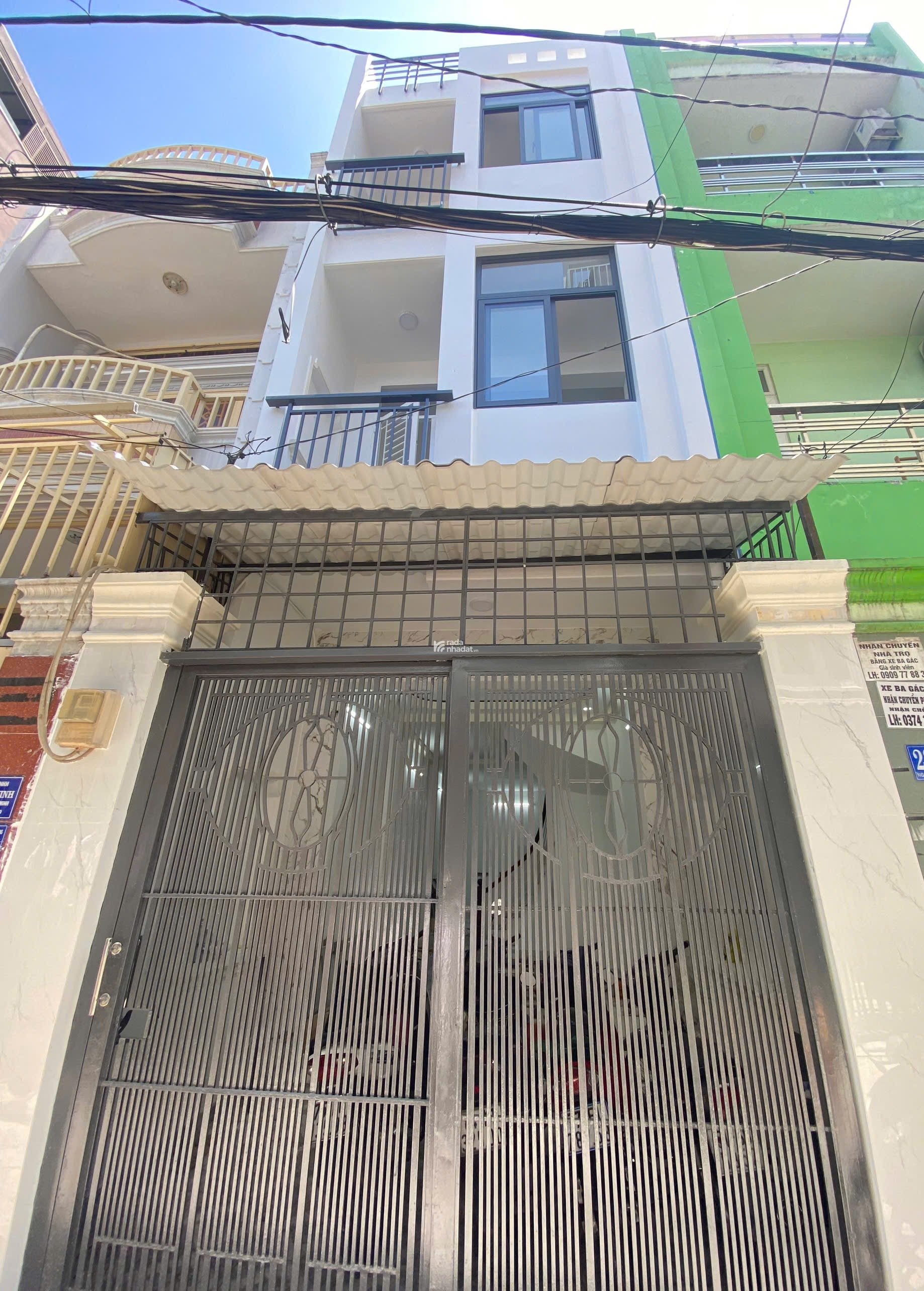 Bán nhà HXH cạnh MT đường Nguyễn Xí, Bình Thạnh 52m2, gần Vincom Nguyễn Xí, SHR giá 3 tỷ 900 TL