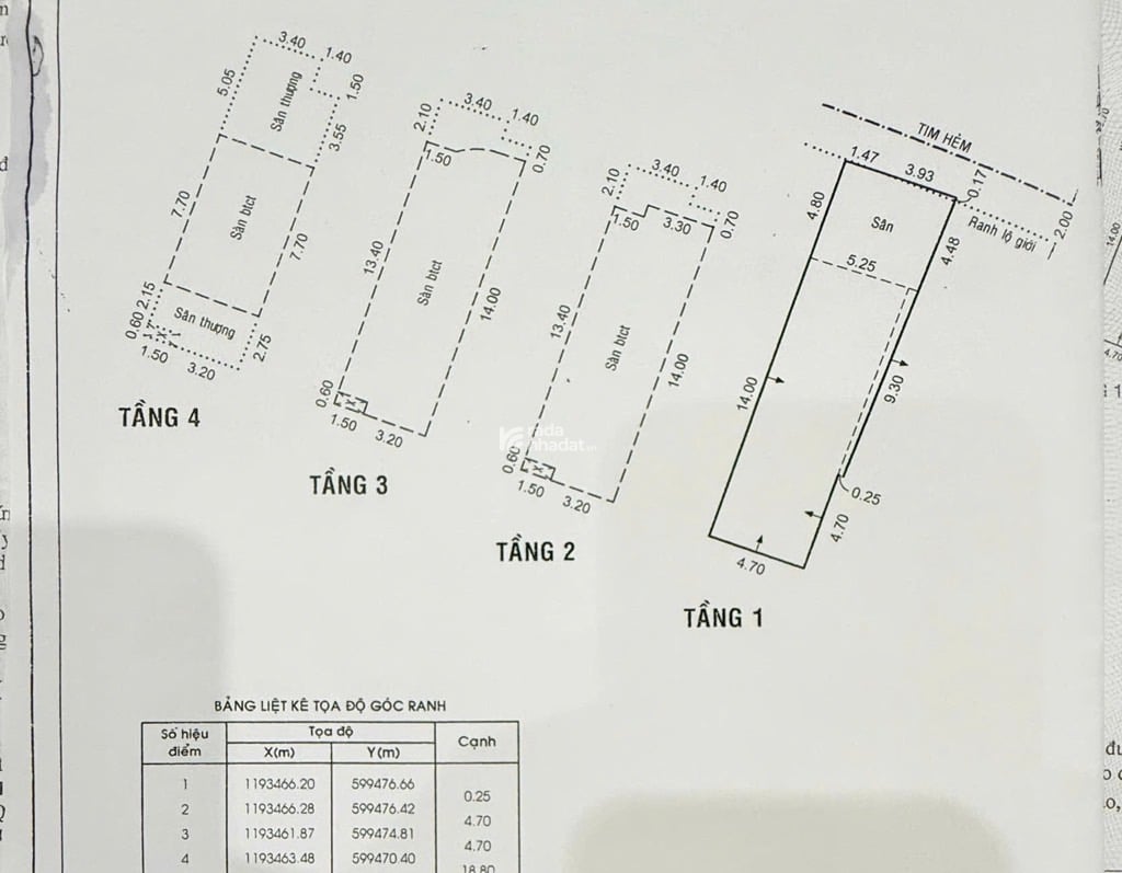 Bán nhà Tân Bình 5x19 x 4 tầng , HXH ngủ trong nhà, gần mặt tiền Phạm Văn Hai 