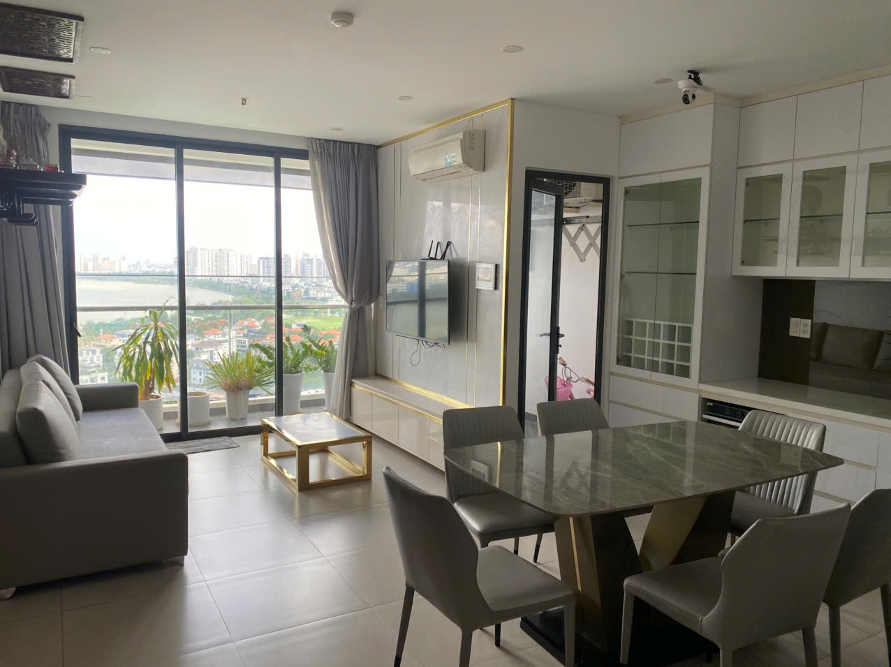 cho thuê căn hộ Thủ Thiêm Dragon view sông, đẹp full nội thất