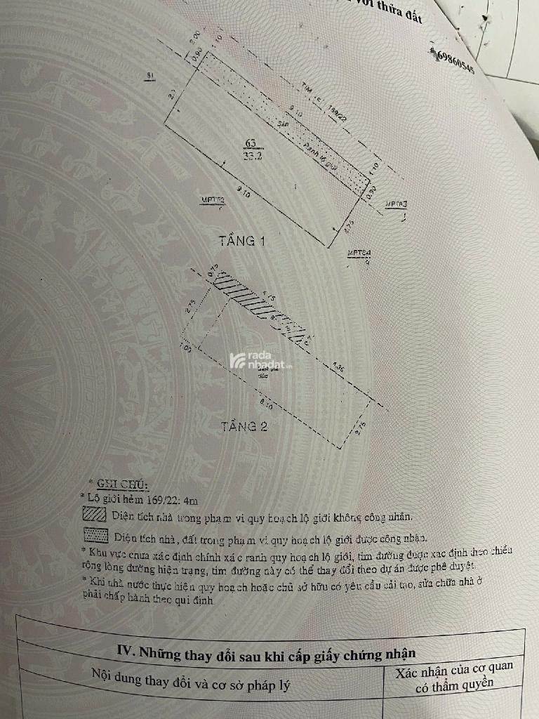 TÂN BÌNH NHÀ MỚI Ở NGAY GẦN MẶT TIỀN ĐƯỜNG CÁCH MẠNG THÁNG 8 - GIÁ 5.68 TỶ TL