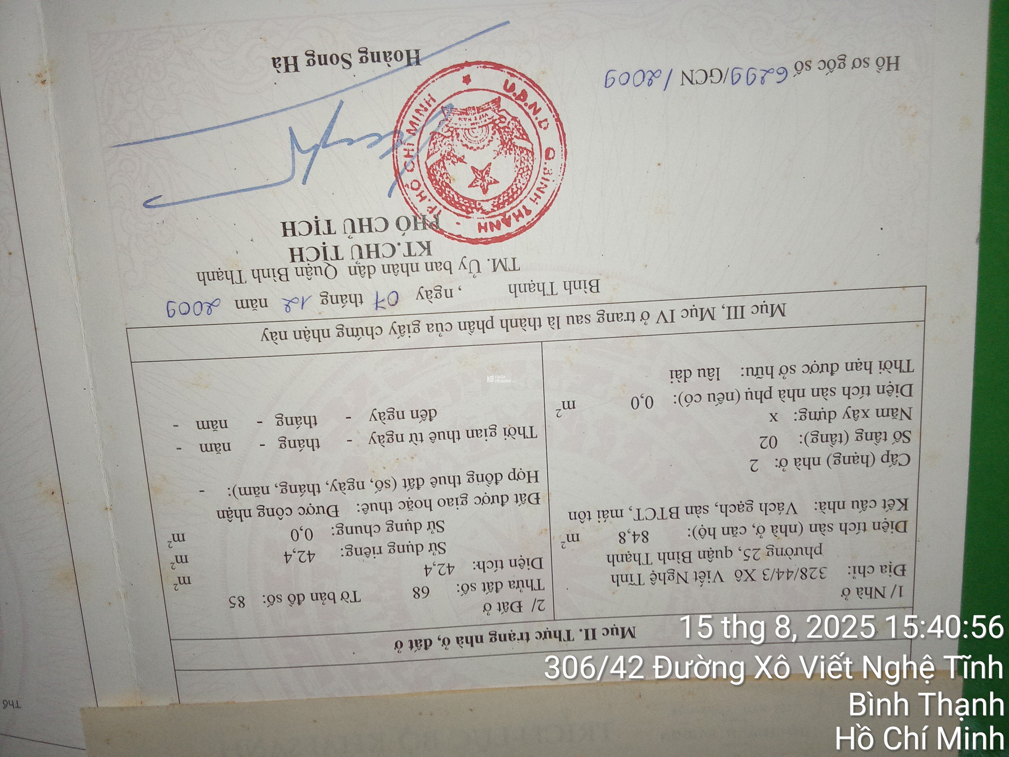 Bán nhà 1 trệt 1 lầu , diện tích sàn 43 m2 , diện tích sủ dụng 86 m2 . Có 2 toilet , 2 phòng tắm ,