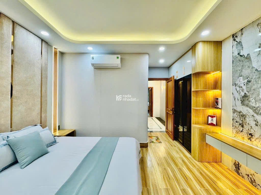 Chỉ 14.9 tỷ có nhà đẹp 6 lầu khu phân lô ngang 4.2m HXT thông Nguyễn Oanh 72m2 tặng T.máy