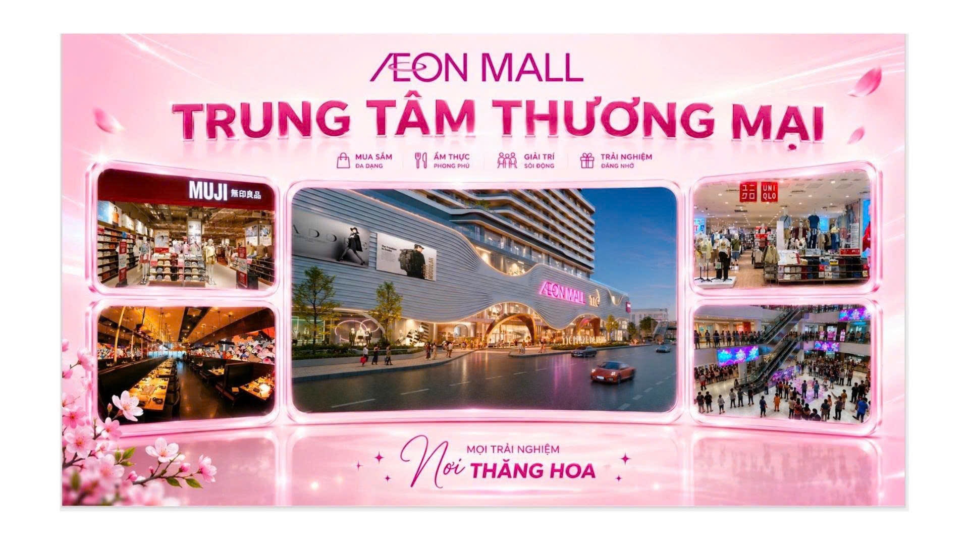 Căn hộ 2,4 TỶ ngay phía trên AEON MALL, Còn gì tiện hơn một cuộc sống 4IN1