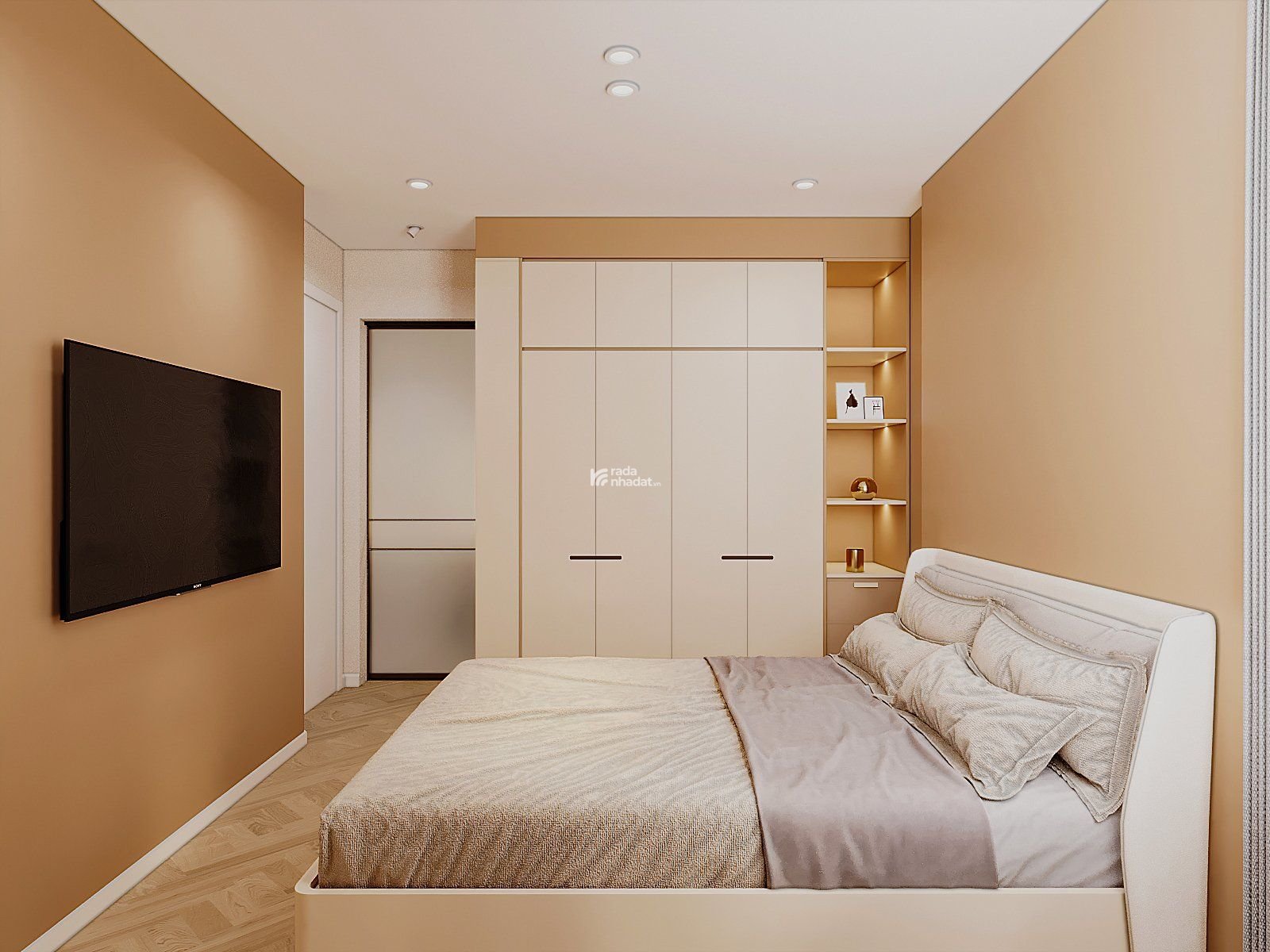 Cho thuê 57m2 full nội thất cao cấp view hồ bói