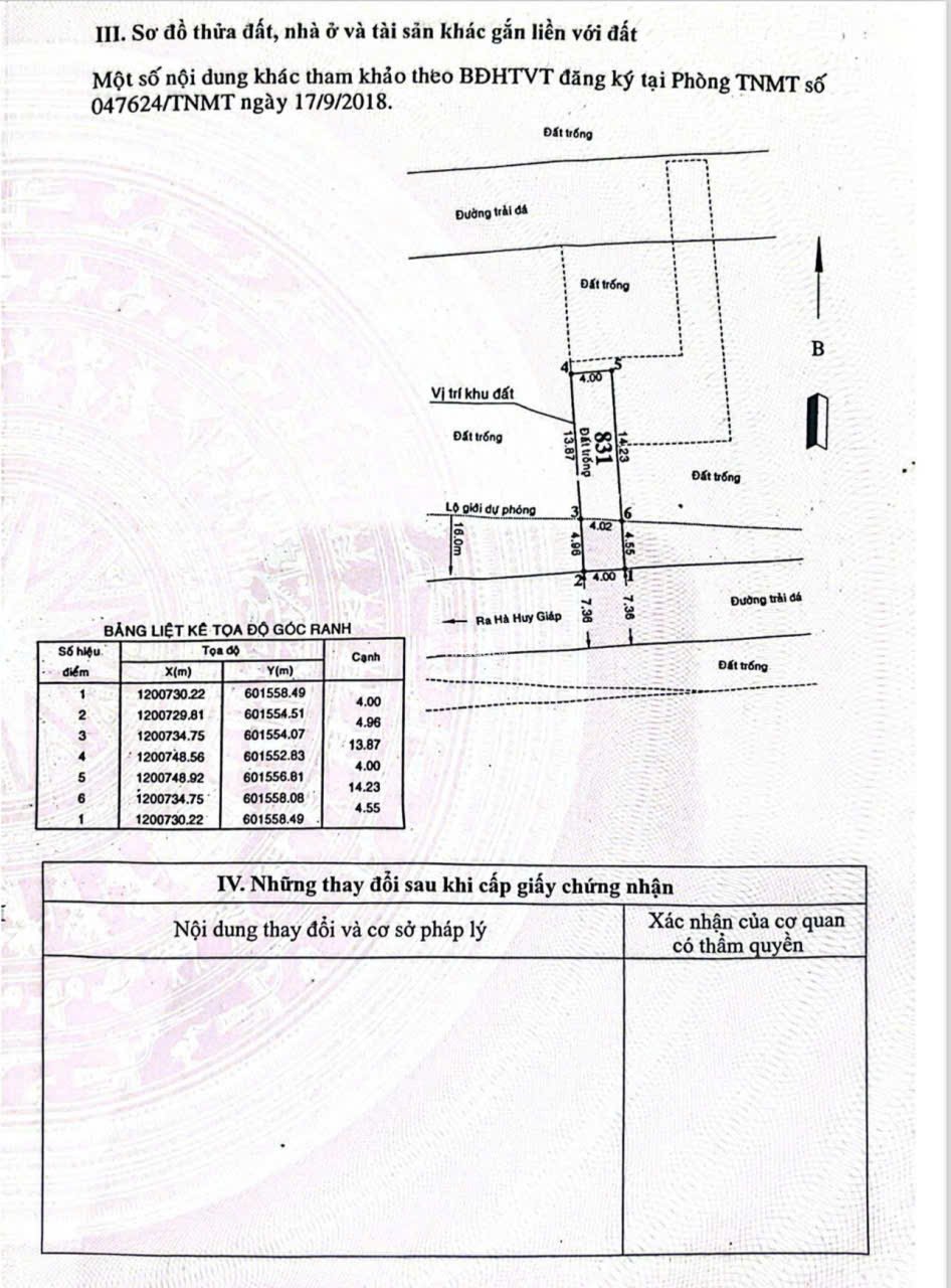 BÁN LÔ ĐẤT ĐẸP - KDC AN LỘC, VỊ TRÍ ĐẮC ĐỊA NGAY HÀ HUY GIÁP