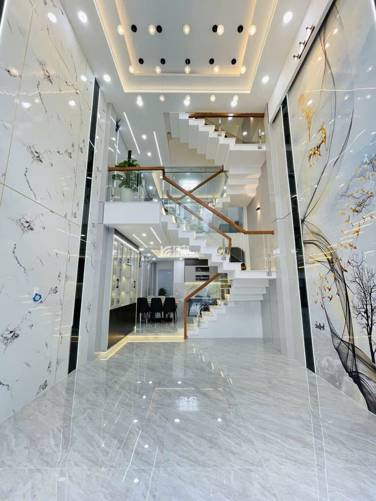 NHÀ ĐẸP 4 TẦNG HXH  HIỆP THÀNH 13, Q12 60M2 GẦN CHỢ HIỆP THÀNH 6 TỶ sáu TL 