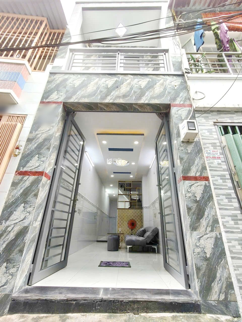 Bán nhà mới 1 lầu hẻm 314 đường Âu Dương Lân P.3 Quận 8