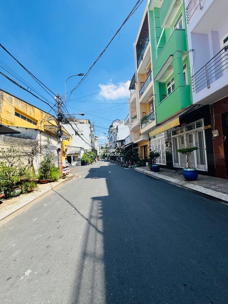 MẶT TIỀN PHÂN LÔ TÊN LỬA - GIÁP Q6 CÔNG VIÊN PHÚ LÂM - NHÀ ĐẸP 4 TẦNG TRẢ LÀ BÁN.