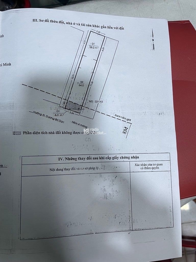 #231 NHÀ C4-63M TIỆN XÂY MỚI HXH THÔNG DƯƠNG B TRẠC-Quận 8 -SHR PLÝ CHUẦN-NHĨNH 8TỶ TL 