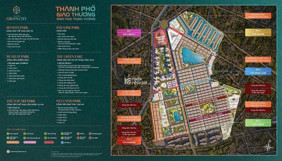 Phân khu Forest, TX17 Tuyến phố đầu tư sinh lời đắt giá nhất Vinhomes Green City!