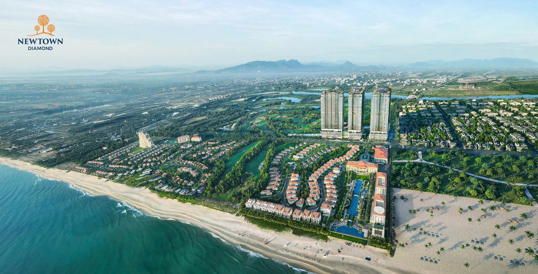 Căn góc 3pn view biển đà nẵng từ 7.3 tỷ Newtown Diamond
