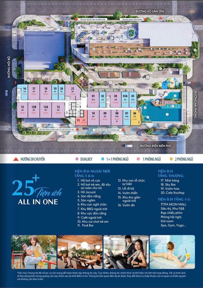 Căn hộ TTC Plaza Đà Nẵng (trên Aeon Mall) - giá từ 2,3 tỷ - sẵn sàng bàn giao ngay