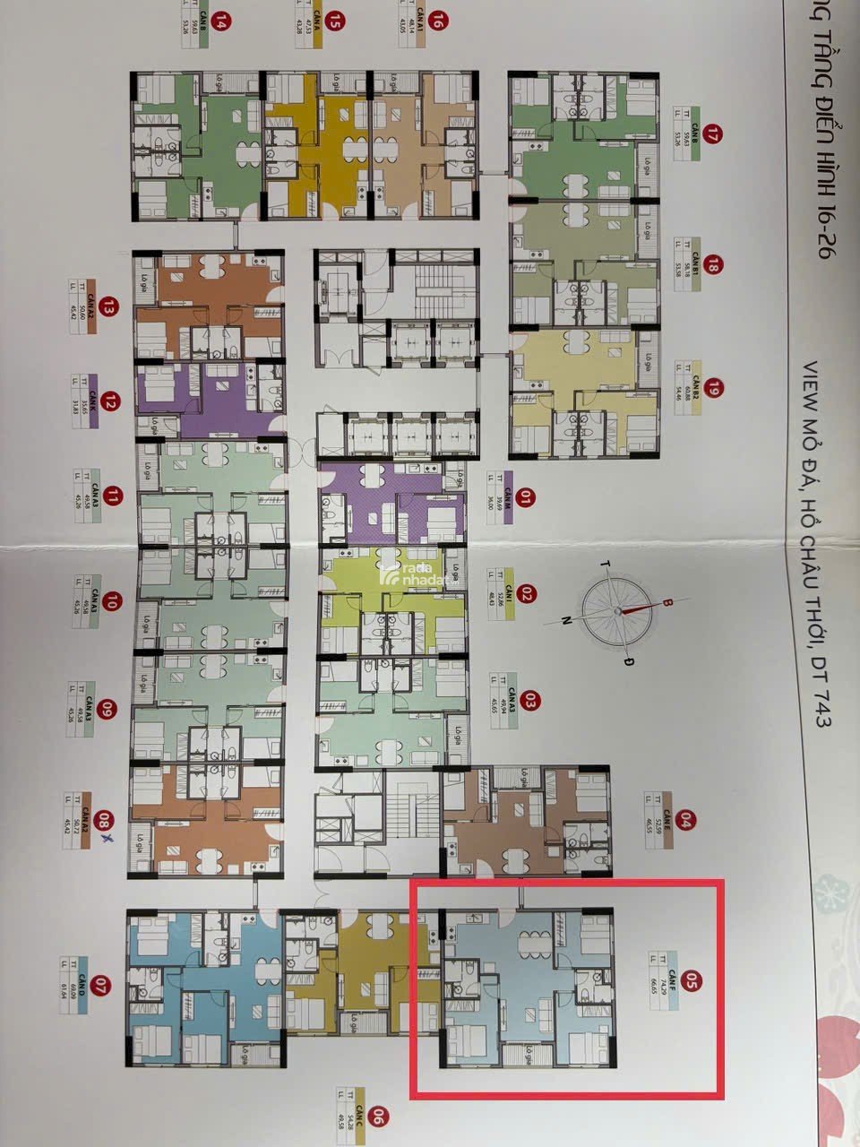  BCONS ASAHI Em còn duy nhất 3 căn 3PN / 75m2 / Giá 3.5 tỷ căn ( Có VAT ) / View Hồ Bơi , QL1K 