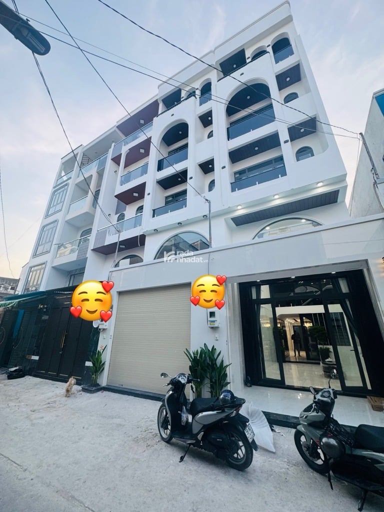 NHÀ ĐẸP MỚI TINH 5 TẦNG 86M2(4X21.)-HẺM 6M TÂN HÒA ĐÔNG-GIÁ 9.9 TỶ