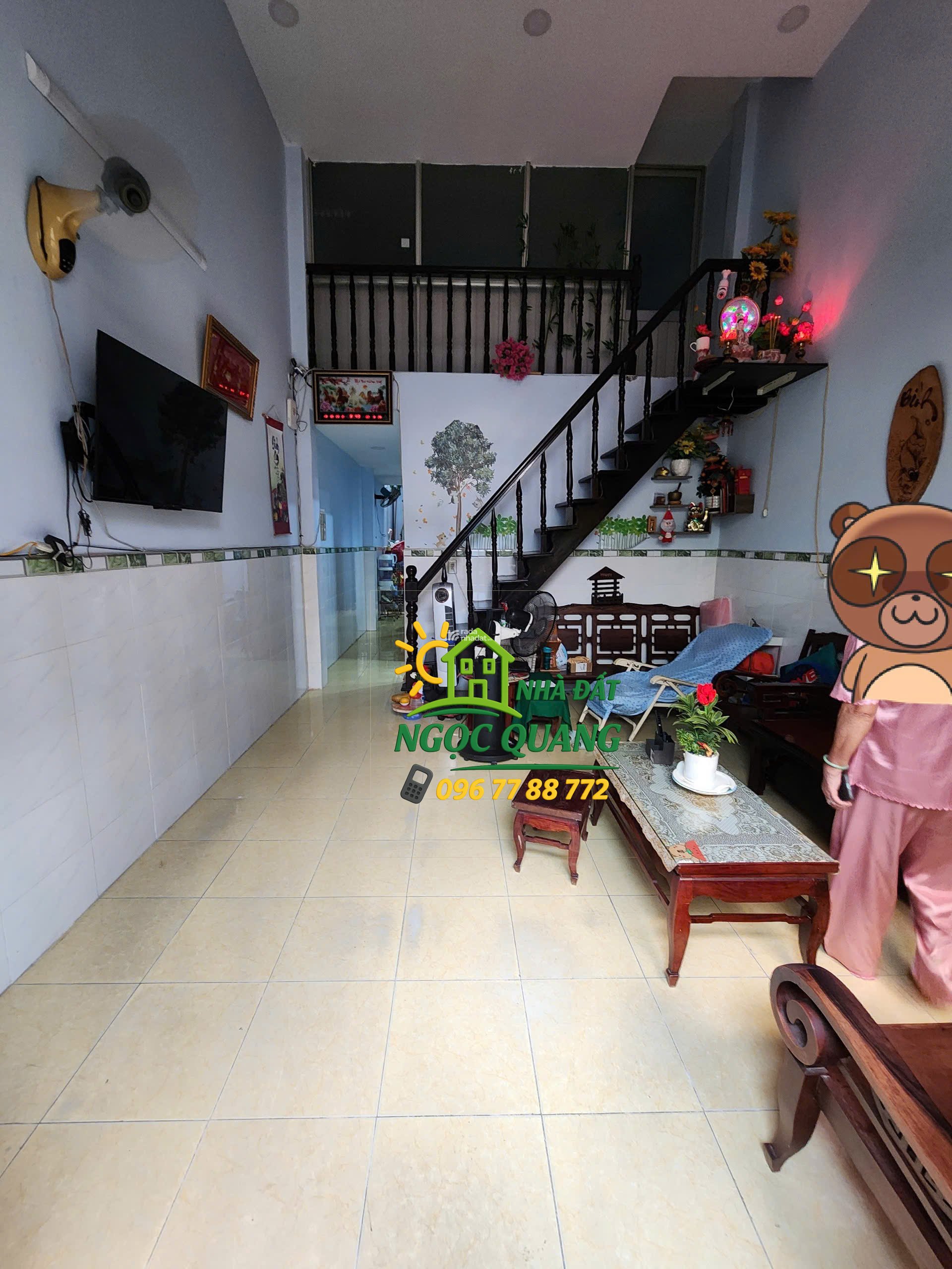 BÁN NHÀ ĐƯỜNG NGUYỄN VĂN QUÁ, NGAY CHỢ CÂY SỘP, 4x14m, SHR