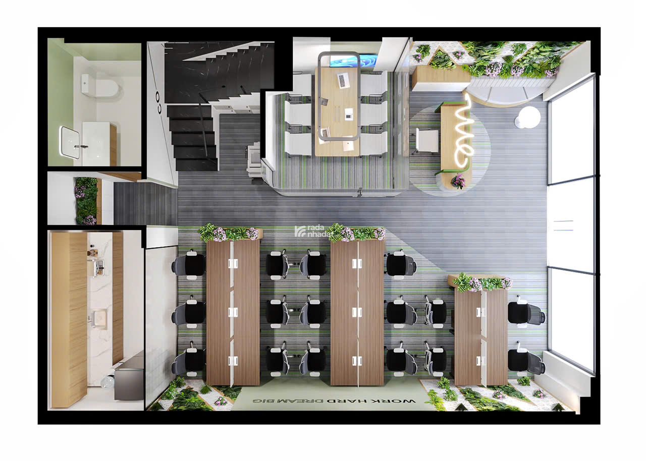 Cho thuê Chỗ ngồi làm việc tại 232 Nguyễn Lương Bằng, Quận 7, TP.HCM