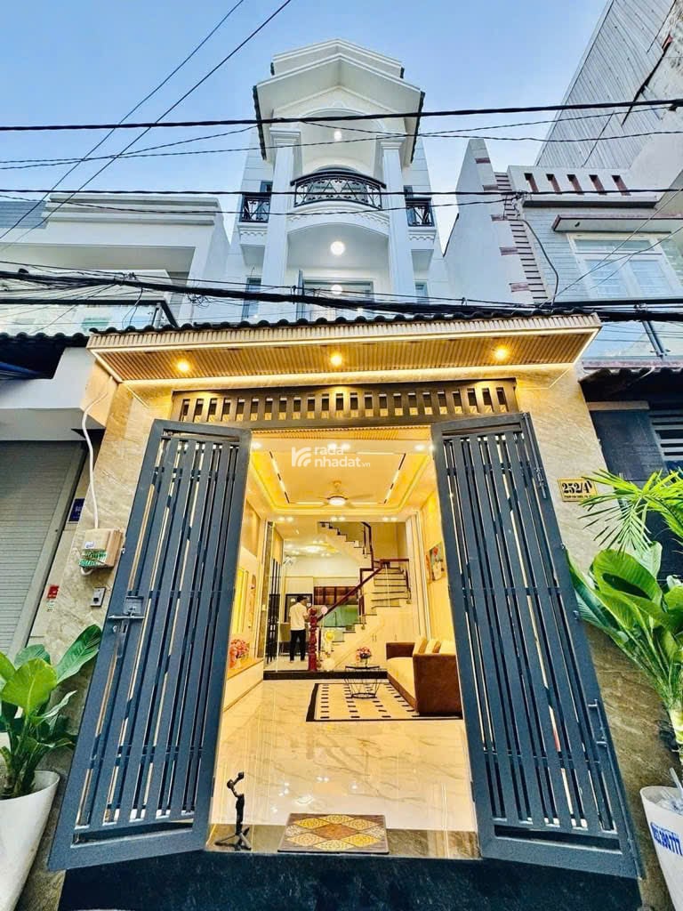 Nhà mới đẹp 4 tầng  Xe hơi vào nhà Phạm Văn Chiêu  P9  Gò Vấp  4x12m  Chỉ 7.35 Tỷ