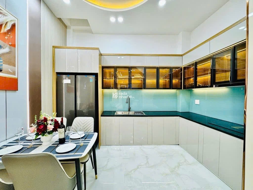 Nhà mới đẹp 4 tầng  Xe hơi vào nhà Phạm Văn Chiêu  P9  Gò Vấp  4x12m  Chỉ 7.35 Tỷ