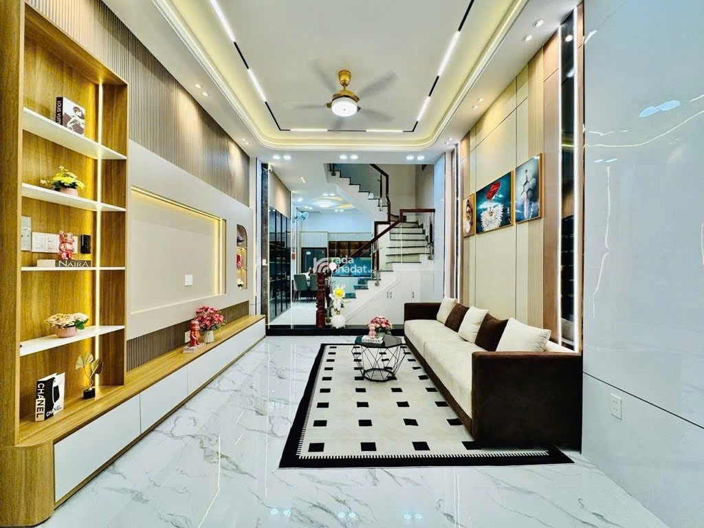 Nhà mới đẹp 4 tầng  Xe hơi vào nhà Phạm Văn Chiêu  P9  Gò Vấp  4x12m  Chỉ 7.35 Tỷ