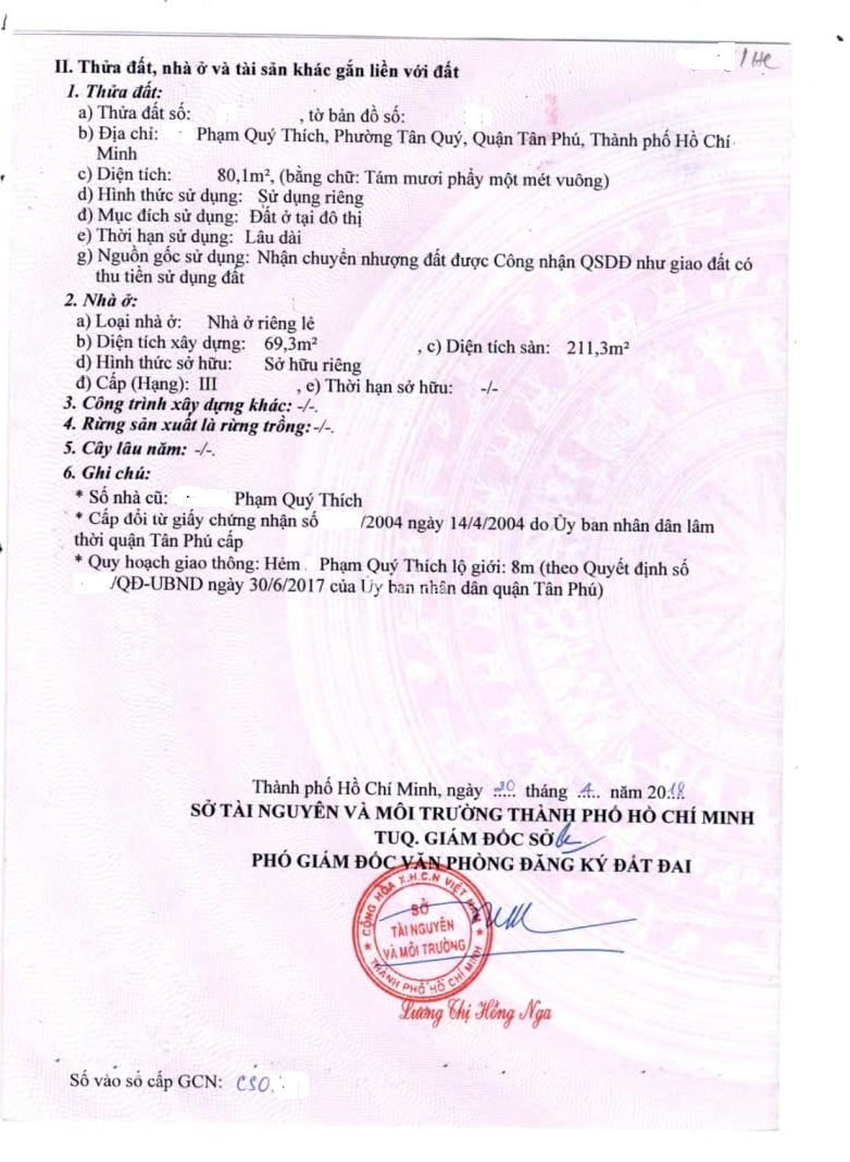 Hẻm 10m gần Chợ Tân Hương, 80m2, 3 tầng, 5PN, Chỉ 10.8 tỷ TL