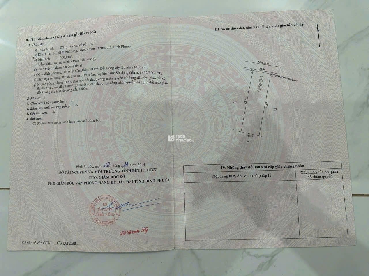 Bán đất vườn sổ sẵn Chơn thành Bình Phước Gấp!!