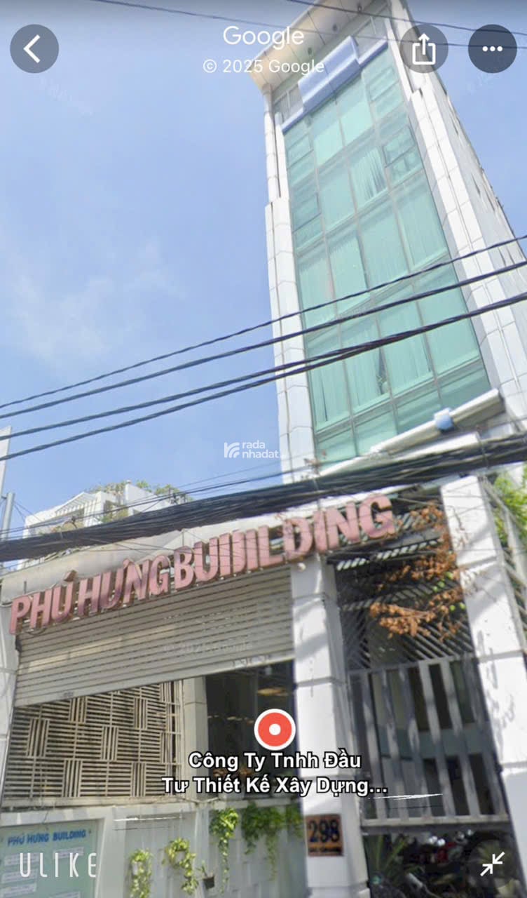 Cho thuê văn phòng PHÚ HƯNG BUILDING 298 UNG VĂN KHIÊM