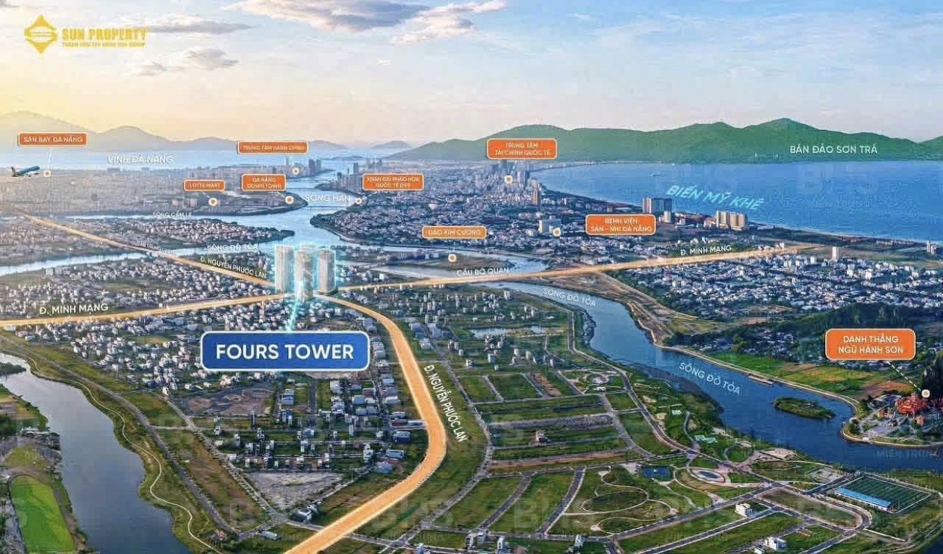 VỐN BAN ĐẦU 750 TRIỆU SỞ HỮU NGAY CĂN 2 PHÒNG NGỦ TẠI SUN FOURS TOWER - PHÍA NAM ĐÀ NẴNG