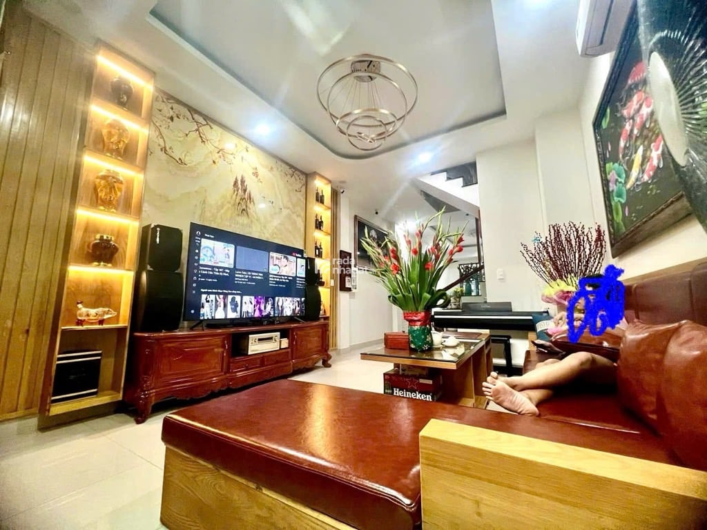 NHÀ 4 TẦNG - 60M2 - NGANG 4M - 4PN - 7 TỶ 500